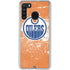 NHL Edmonton Oilers Frozen Galaxy A21 Clear Case