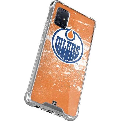 NHL Edmonton Oilers Frozen Galaxy A51 5G Clear Case