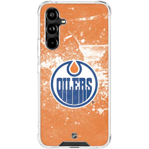 NHL Edmonton Oilers Frozen Galaxy A54 5G Clear Case