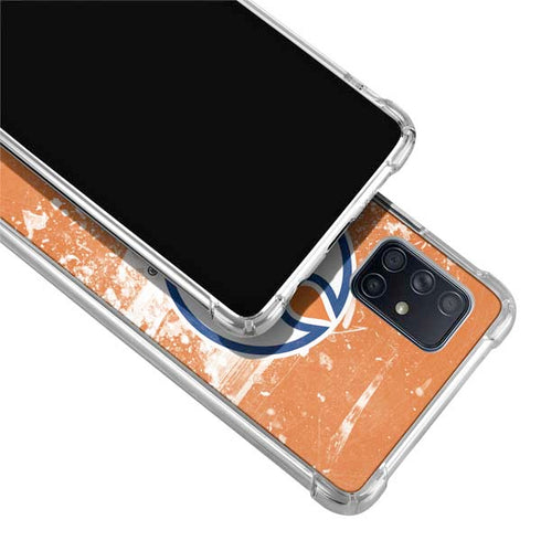 NHL Edmonton Oilers Frozen Galaxy A71 5G Clear Case