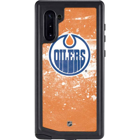 NHL Edmonton Oilers Frozen Galaxy Note 10 Waterproof Case