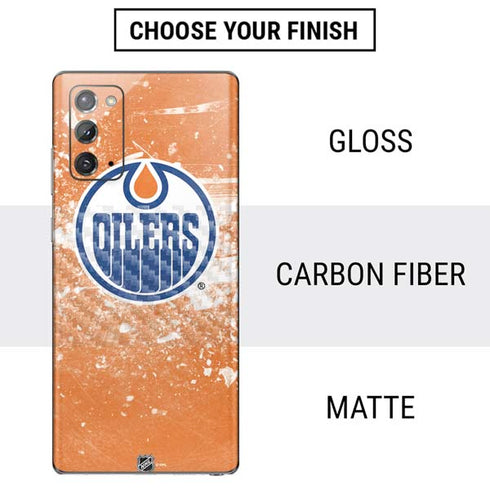 NHL Edmonton Oilers Frozen Galaxy Note20 5G Skin