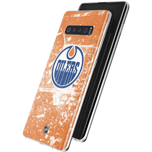 NHL Edmonton Oilers Frozen Galaxy S10 Skin