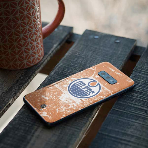 NHL Edmonton Oilers Frozen Galaxy S10e Skin