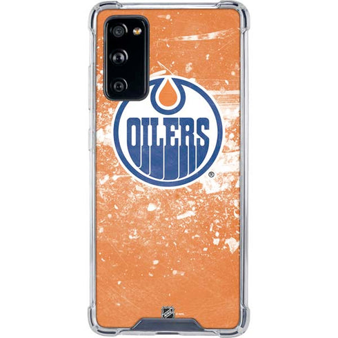 NHL Edmonton Oilers Frozen Galaxy S20 FE Clear Case