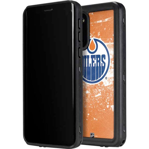 NHL Edmonton Oilers Frozen Galaxy S20 Plus Waterproof Case