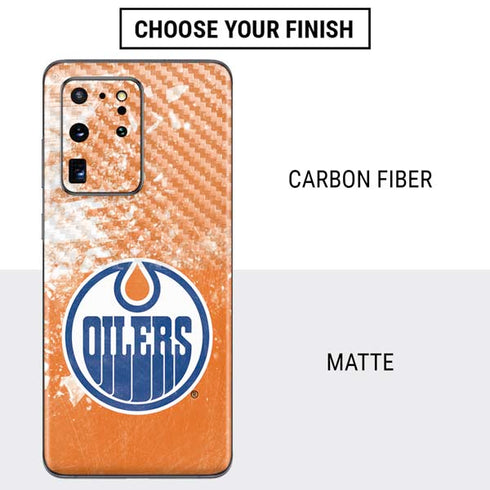 NHL Edmonton Oilers Frozen Galaxy S20 Ultra 5G Skin