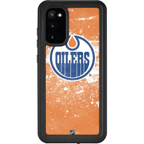 NHL Edmonton Oilers Frozen Galaxy S20 Waterproof Case