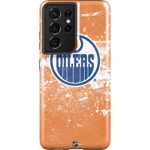 NHL Edmonton Oilers Frozen Galaxy S21 Ultra 5G Pro Case