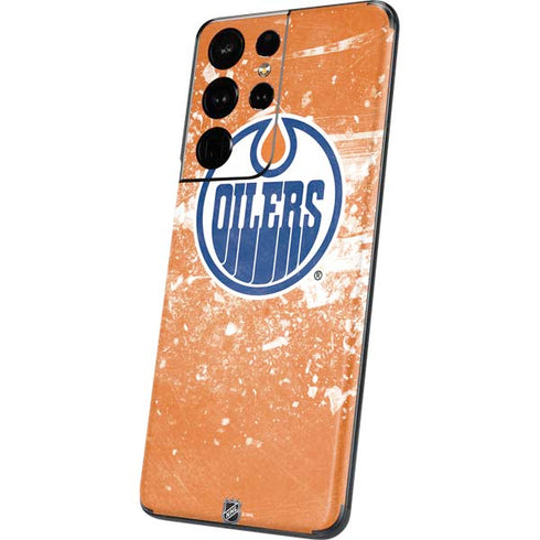 NHL Edmonton Oilers Frozen Galaxy S21 Ultra 5G Skin
