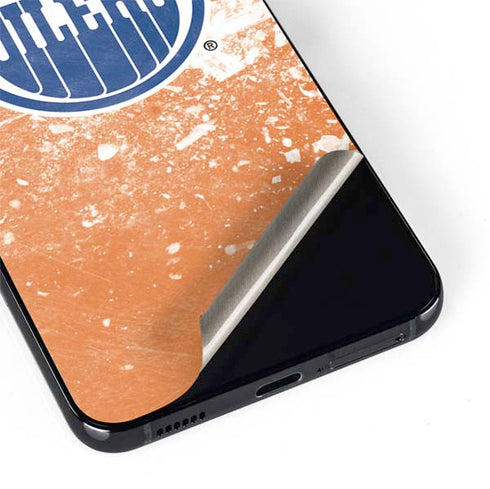 NHL Edmonton Oilers Frozen Galaxy S22 Plus Skin
