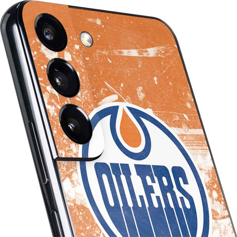 NHL Edmonton Oilers Frozen Galaxy S22 Skin