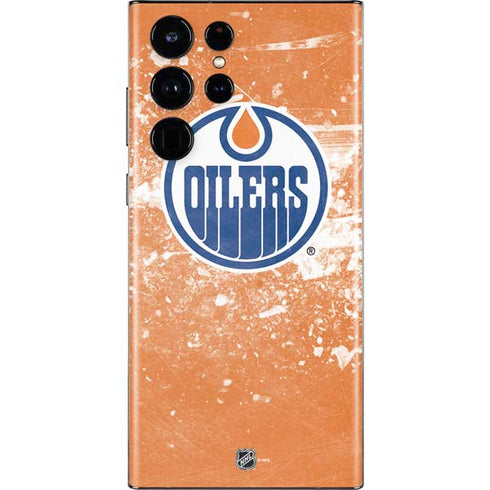 NHL Edmonton Oilers Frozen Galaxy S22 Ultra Skin