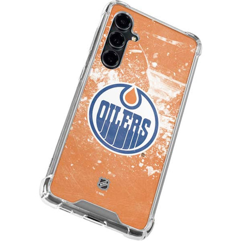 NHL Edmonton Oilers Frozen Galaxy S23 FE Clear Case