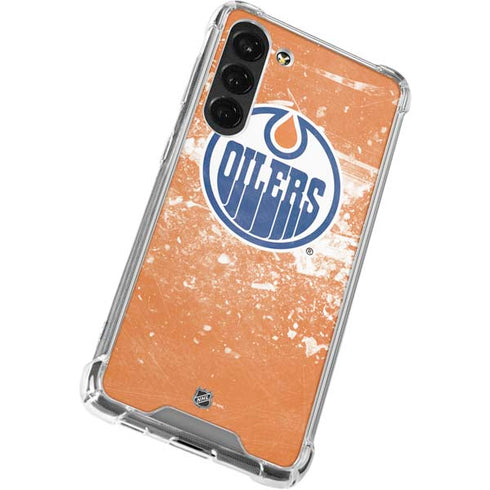NHL Edmonton Oilers Frozen Galaxy S23 Plus Clear Case