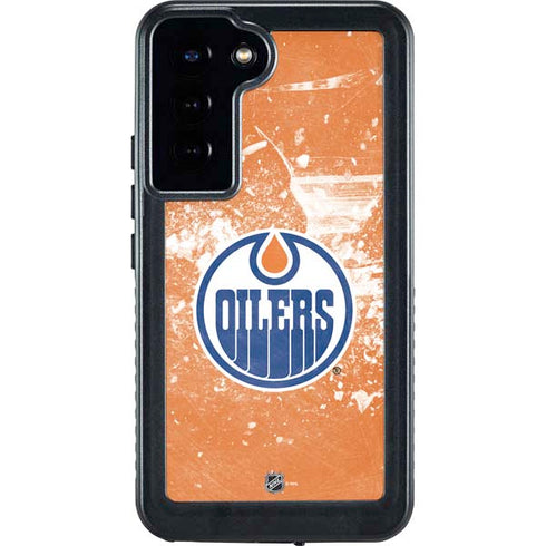 NHL Edmonton Oilers Frozen Galaxy S23 Plus Waterproof Case