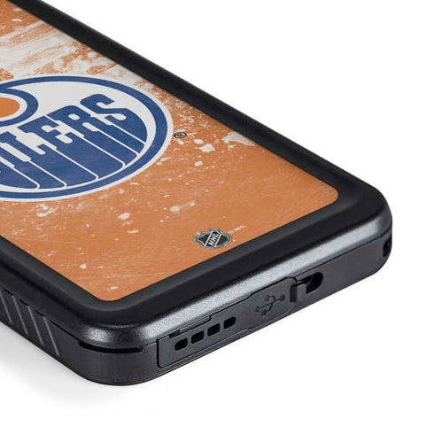 NHL Edmonton Oilers Frozen Galaxy S23 Plus Waterproof Case