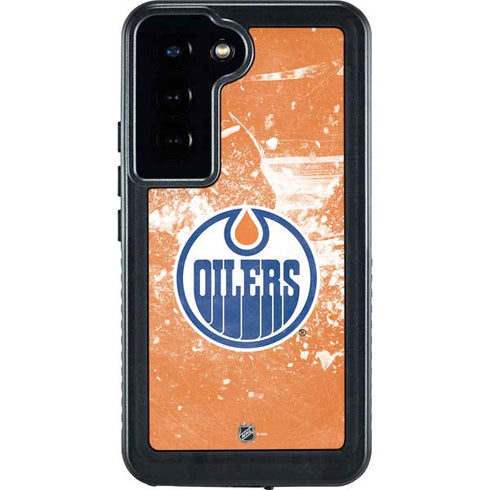 NHL Edmonton Oilers Frozen Galaxy S23 Waterproof Case