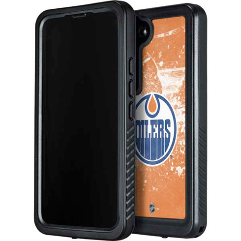 NHL Edmonton Oilers Frozen Galaxy S23 Waterproof Case