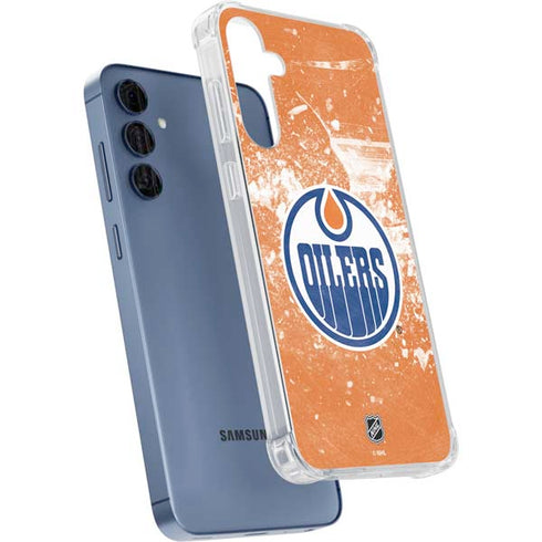 NHL Edmonton Oilers Frozen Galaxy S24 Clear Case