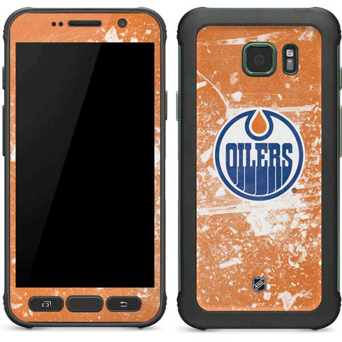 NHL Edmonton Oilers Frozen Galaxy S7 Active Skin