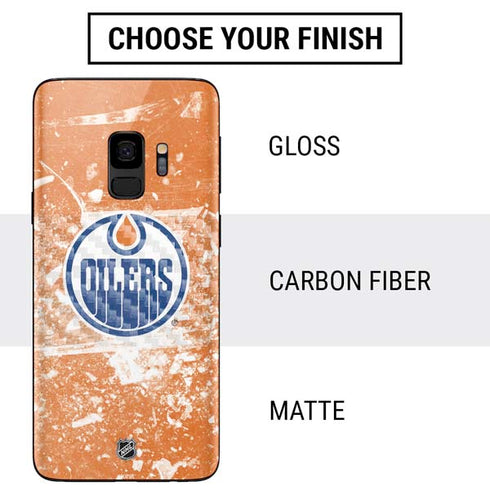 NHL Edmonton Oilers Frozen Galaxy S9 Skin