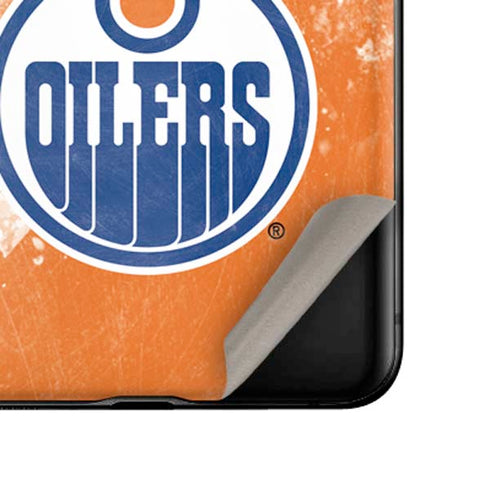 NHL Edmonton Oilers Frozen Galaxy Z Flip Skin