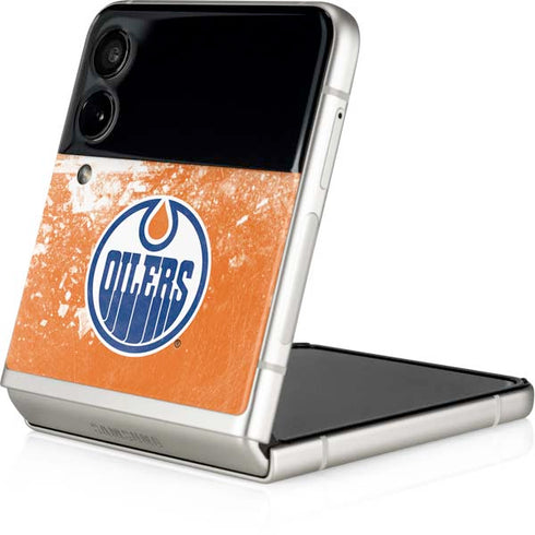 NHL Edmonton Oilers Frozen Galaxy Z Flip3 5G Skin