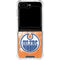 NHL Edmonton Oilers Frozen Galaxy Z Flip5 5G Clear Case