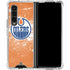 NHL Edmonton Oilers Frozen Galaxy Z Fold4 5G Clear Case