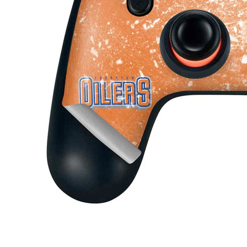 NHL Edmonton Oilers Frozen Google Stadia Controller Skin