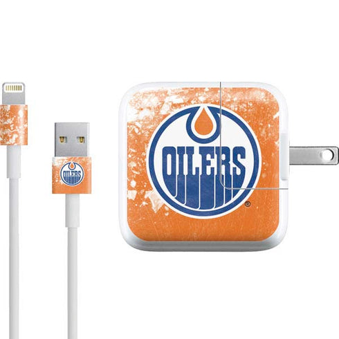 NHL Edmonton Oilers Frozen iPad Charger (10W USB) Skin