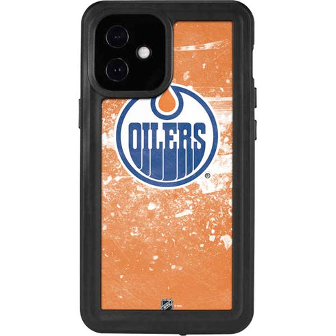 NHL Edmonton Oilers Frozen iPhone 12 Mini Waterproof Case