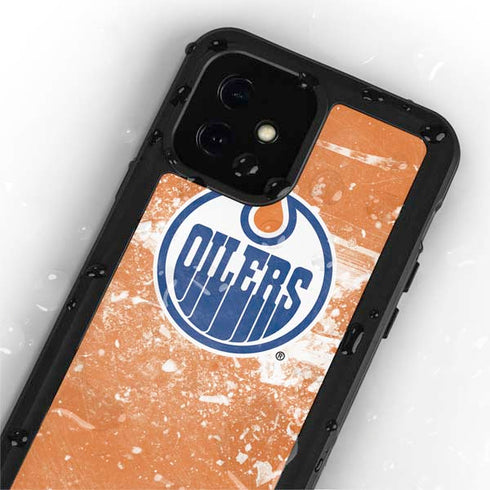 NHL Edmonton Oilers Frozen iPhone 12 Mini Waterproof Case