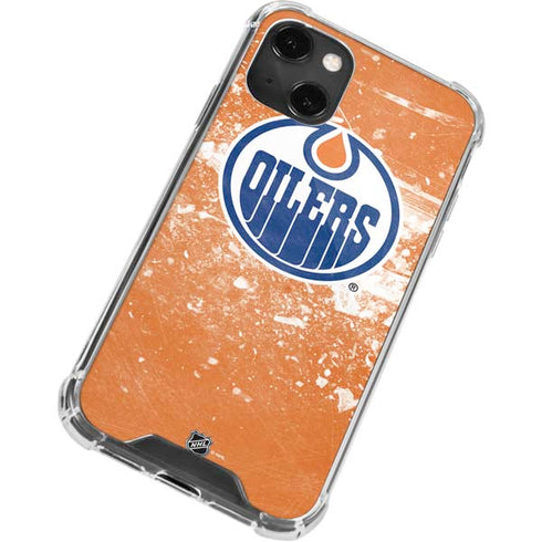 NHL Edmonton Oilers Frozen iPhone 13 Mini Clear Case