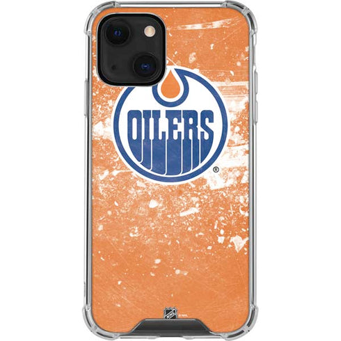 NHL Edmonton Oilers Frozen iPhone 14 Plus Clear Case