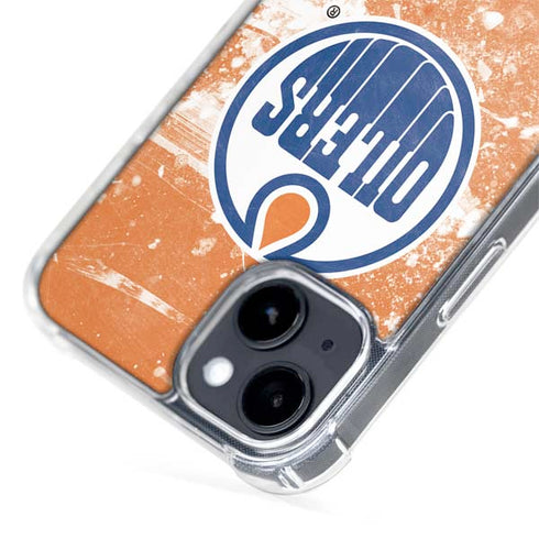 NHL Edmonton Oilers Frozen iPhone 15 Plus MagSafe Case