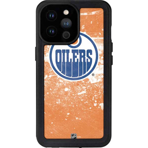 NHL Edmonton Oilers Frozen iPhone 14 Pro Max Waterproof Case