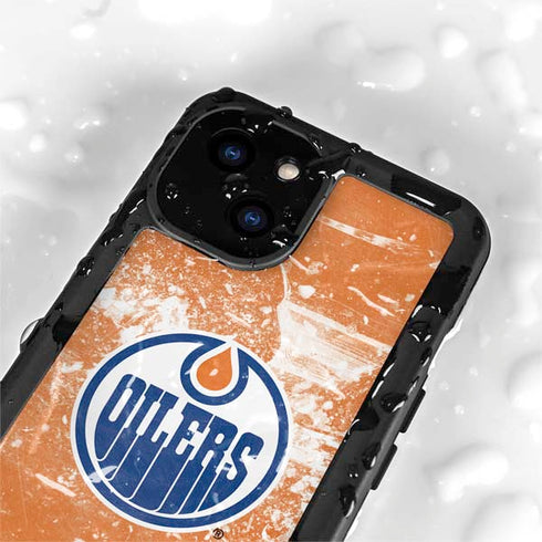 NHL Edmonton Oilers Frozen iPhone 15 Plus Waterproof Case