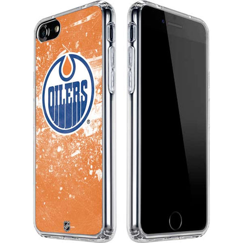 NHL Edmonton Oilers Frozen iPhone SE (2nd & 3rd Gen) Clear Case
