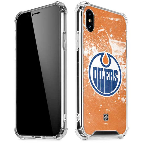 NHL Edmonton Oilers Frozen iPhone XS Max Clear Case