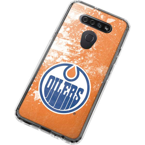 NHL Edmonton Oilers Frozen LG K51/Q51 Clear Case