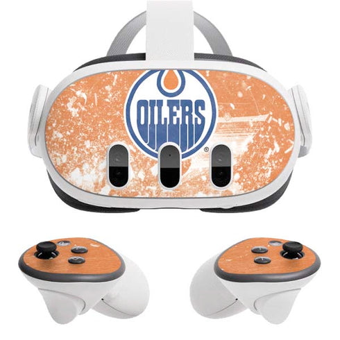 NHL Edmonton Oilers Frozen Meta Quest 3 Skin