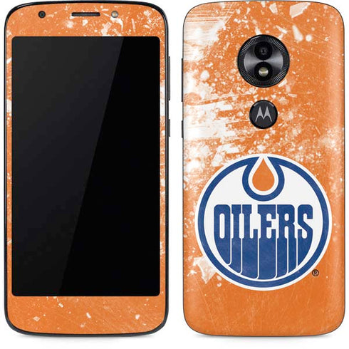 NHL Edmonton Oilers Frozen Moto E5 Play Skin