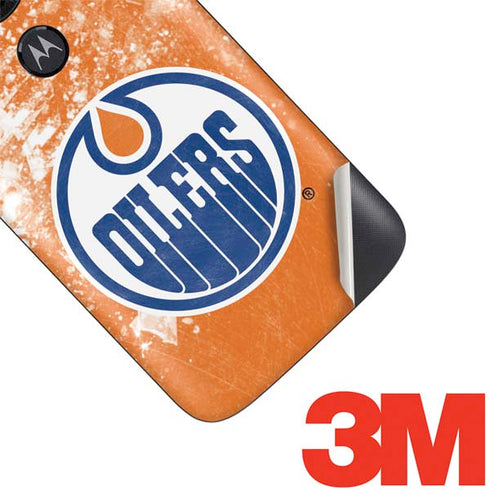 NHL Edmonton Oilers Frozen Moto E5 Play Skin