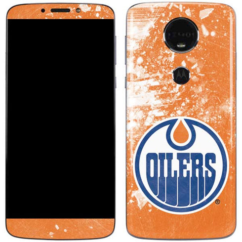 NHL Edmonton Oilers Frozen Moto E5 Plus Skin
