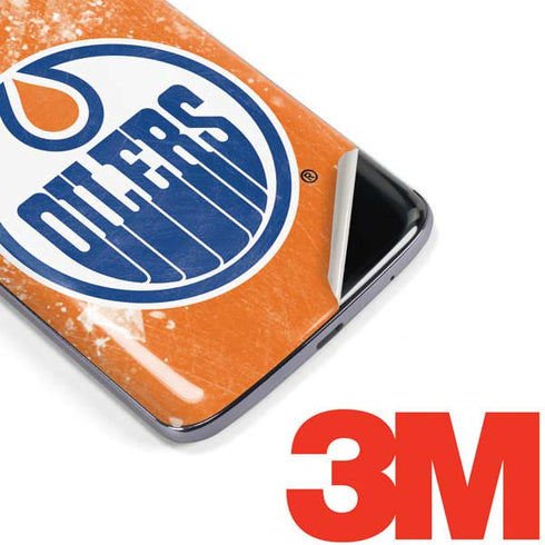 NHL Edmonton Oilers Frozen Moto E5 Plus Skin