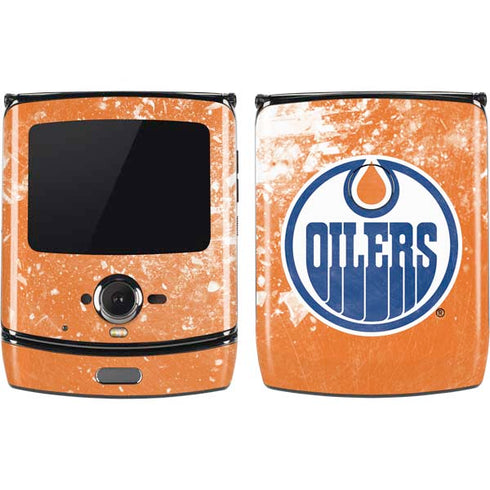 NHL Edmonton Oilers Frozen Motorola RAZR Skin