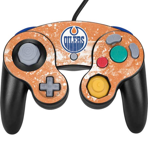 NHL Edmonton Oilers Frozen Nintendo GameCube Controller Skin