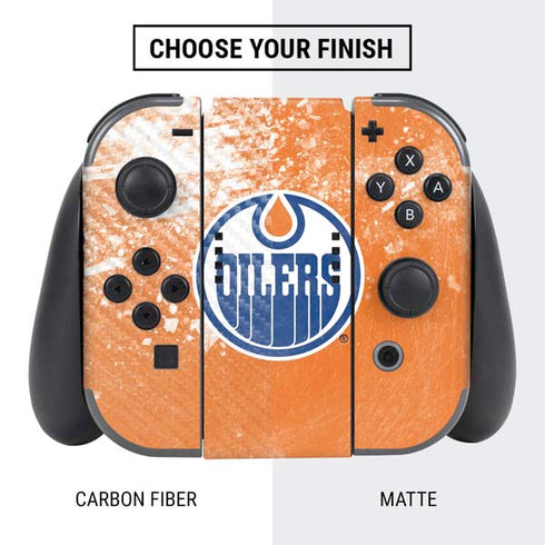 NHL Edmonton Oilers Frozen Nintendo Switch Bundle Skin